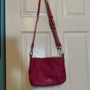 Kate Spade Rosie‎ Small Crossbody Pebbled Leather Tropical Pink